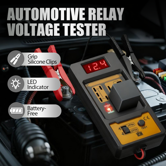 🔧 50% RABATT – 12V/24V Relé-tester med LED – test 4-pin & 5-pin – umiddelbare resultater