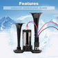 Luftdrevne horn for tog, lastebiler, biler