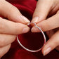 Diamantslipte hoop-øreringer for kvinner