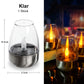 🕯️ KJØP 2, FÅ 1 GRATIS! ☀️ 6-pakk med solcelledrevne LED-bordlamper – flammefrie og vanntette, automatisk på/av med skumringssensor for hage og fest 🏕️