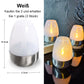🕯️ KJØP 2, FÅ 1 GRATIS! ☀️ 6-pakk med solcelledrevne LED-bordlamper – flammefrie og vanntette, automatisk på/av med skumringssensor for hage og fest 🏕️