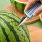 ✨ Ta fruktforberedelsen til et nytt nivå – det multifunksjonelle 3-i-1-settet med melonballskje og skjærekniv! ✨