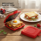 🔥50 % Rabatt i en begrenset periode!🔥 Mikrobølgeovn, brødrister og smørbrødsmaker for rask matlaging