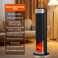 🔥 PTC-keramisk varmeovn – 2000W, luftfukter, realistisk 3D-flamme. 3 varmenivåer – koselig og varmt hjem! ✨❄️