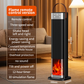 🔥 PTC-keramisk varmeovn – 2000W, luftfukter, realistisk 3D-flamme. 3 varmenivåer – koselig og varmt hjem! ✨❄️