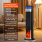 🔥 PTC-keramisk varmeovn – 2000W, luftfukter, realistisk 3D-flamme. 3 varmenivåer – koselig og varmt hjem! ✨❄️