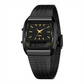⌚ 50% RABATT – Dual time klokke – analog & digital – firkantet urskive – rustfritt stål – tidsløs & moderne