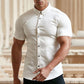 👔 60 % RABATT! ✨ Strykfrie herreskjorter – Ingen stryking, rynkefri og behagelig hele dagen, både på jobb og i fritiden 👕