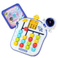 Kids' 4-Color Matching Slide Puzzle Toy