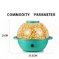 🍿 Popcorn med ett trykk | Elektrisk popcornmaskin til hjemmebruk – trykk for å starte, og nyt den perfekte snackpausen! 🎉