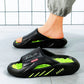 Herres sklisikre myke slippers med tykk såle
