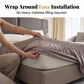 Effortless Setup Elastic Bed Skirt