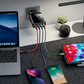 🔌 4‑ports USB-lader – 10W, intelligent strømfordeling, universell kompatibilitet. Perfekt til reising og hjemmebruk! ⚡✨