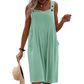 🌸 Ermeløs jumpsuit med vide ben – uanstrengt sommerstil og luftig komfort ✨💃