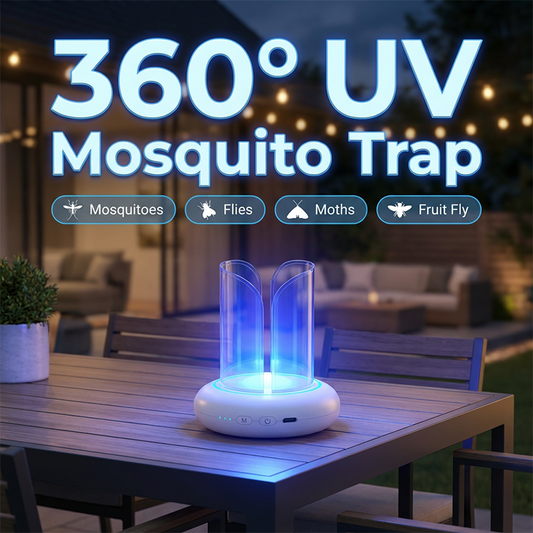 360° UV LED Myggfanger og Fluefelle Lampe