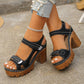 👡 50 % RABATT NÅ!  🔥 Sommer-sandaler med én rem og platehæl for kvinner – komfortable, lette og perfekte til stranden eller til hverdagsbruk ☀️