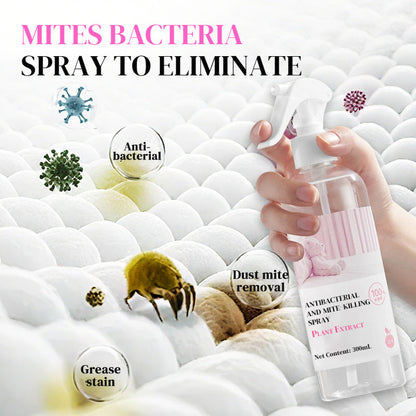 🌿 Plantebasert rengjøringsspray – fjerner bakterier og midd, trygg for babyer, 30 dagers friskhet. Enkel og uten skylling! ✨🛡️