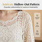 👒 🌊 Vintage-inspirert bluse med blonder for damer – utvidede ermer, bohemsk strandmote 🌸
