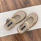 Sandaler i luftig mesh med ankelrem