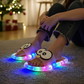 Tegneserie-tøfler med LED-lys