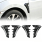 🏎️ 50 % RABATT NÅ!🔥 Ventilasjonsklistremerker til bilens sidekjørestykker – Sporty design og ripebeskyttelse – Universell dekorlist i TPU ✨