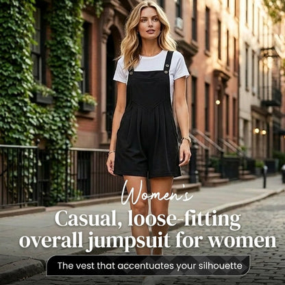 🌸 Ermeløs jumpsuit med vide ben – uanstrengt sommerstil og luftig komfort ✨💃