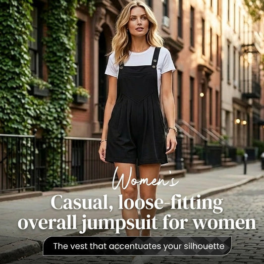🌸 Ermeløs jumpsuit med vide ben – uanstrengt sommerstil og luftig komfort ✨💃