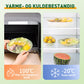 🥣 Antibakterielle strekkdeksler – 100 stk, mattrygg PE, 8–26 cm. Holder maten fersk – perfekt for mikro og fryser! ✨🛡️