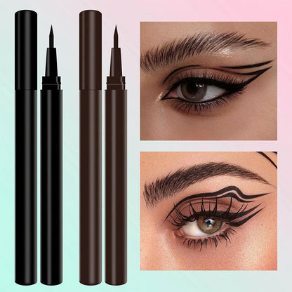 🥳2026 VARMT SALG🥳💞50 000+ SOLGT!👁️💧 Vannfast flytende eyeliner – Ultrafin tupp, hurtigtørkende, holder i 12 timer. Ingen flekker, ingen falming. Mild mot øynene. 🖌️✨