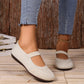 🥳2026-TILBUD🥳💞Over 50 000 solgt!👟🌬️ 50 % RABATT! Pustende strikkede ballerinasko – myke som skyer, med sklisikker såle. Gå i timevis, og føttene holder seg kjølige og friske. Din nye favoritt! 🌸✨