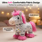 DIY-sett for å fargelegge en unicorn-bamse