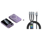 🔋⚡ 22,5 W powerbank – magnetisk, slank, lader opp 3 enheter samtidig!