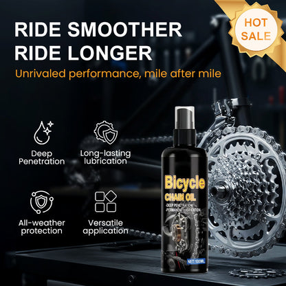🚲 50% RABATT – Smøremiddel for kjede og drivverk – anti-korrosjon – for sykkel, saks og verktøy – syntetisk formel