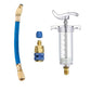 🔧 50% RABATT – A/C dye injector – hånddrevet – messingkonstruksjon – 2500 PSI slange – R134a hurtigkobling