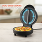 🍳 Dobbelsidig elektrisk grill – jevn steking uten snu, non-stick PTFE-belegg. Lag omelett, pannekaker og egg på få minutter – raskt og enkelt! ⏰💪