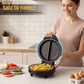 🍳 Dobbelsidig elektrisk grill – jevn steking uten snu, non-stick PTFE-belegg. Lag omelett, pannekaker og egg på få minutter – raskt og enkelt! ⏰💪