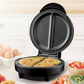 🍳 Dobbelsidig elektrisk grill – jevn steking uten snu, non-stick PTFE-belegg. Lag omelett, pannekaker og egg på få minutter – raskt og enkelt! ⏰💪
