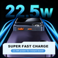 🔋⚡ 22,5 W powerbank – magnetisk, slank, lader opp 3 enheter samtidig!