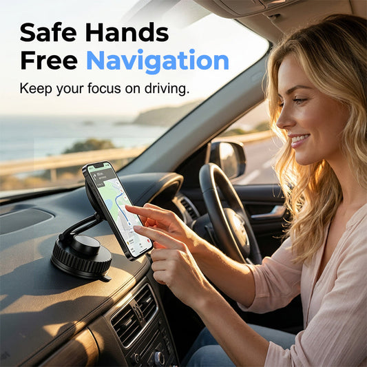📱🧲 Foldable Magnetic Phone Mount – 50% OFF! Strong grip, compact fold, secure hold – perfect for car, desk & travel. 🔥🚗