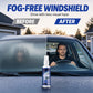 🚗💨 STOPP TÅKEN! 🔍🧊 Få knallklar sikt med vår hurtigvirkende spray. 👀🌧️ Perfekt for frontrute og speil – tryggere kjøring i regn og fukt. ✨📏 Oppbevares lommevennlig!