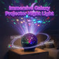 🌌 50% RABATT – Galaxy projector nattlys – dynamisk lydsynkronisering – utskiftbare temaer – USB – kompakt – for magisk stemning