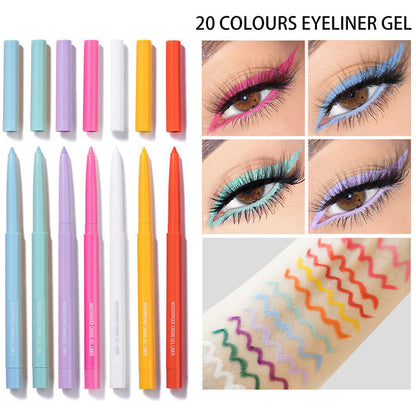 🎀🎁Kjøp 1 få 1 gratis🎀🎁Flerfarget, vannfast og langvarig eyeliner-blyant