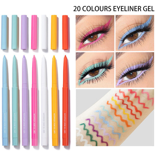🎀🎁Kjøp 1 få 1 gratis🎀🎁Flerfarget, vannfast og langvarig eyeliner-blyant