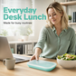 🥗 50% RABATT NÅ! 🍱 Lekkasjefri Silikon Matboks – BPA-Fri, Lett, Oppvaskmaskinvennlig & Veske-Vennlig Design ✨
