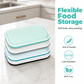 🥗 50% RABATT NÅ! 🍱 Lekkasjefri Silikon Matboks – BPA-Fri, Lett, Oppvaskmaskinvennlig & Veske-Vennlig Design ✨