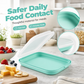 🥗 50% RABATT NÅ! 🍱 Lekkasjefri Silikon Matboks – BPA-Fri, Lett, Oppvaskmaskinvennlig & Veske-Vennlig Design ✨