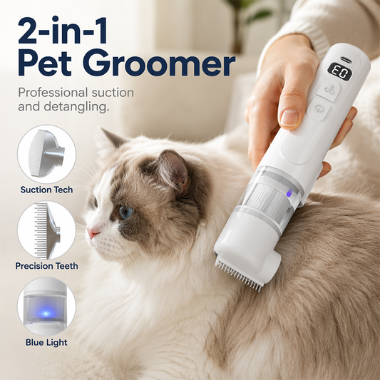 🔥50% OFF🐶 Electric Pet Flea Remover + Detangling Comb🐱