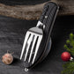 🍴 4‑i‑1 sammenleggbart tur-bestikk – kniv, gaffel, skje og flaskeåpner i ett. Rustfritt stål – perfekt for camping! 🏕️✨