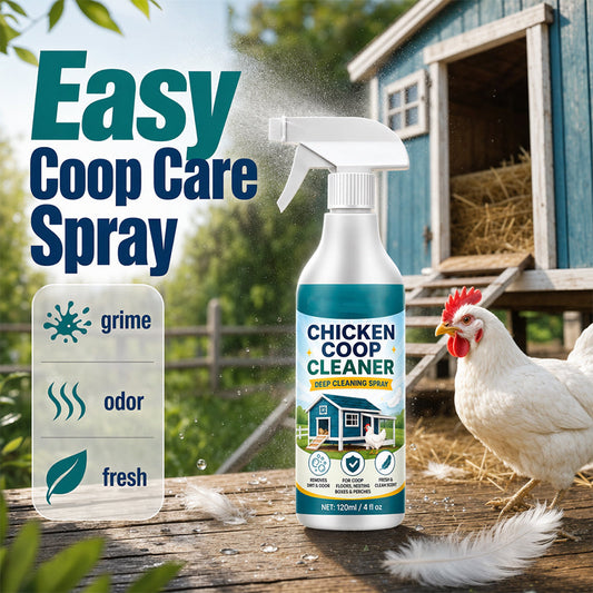🐔 Rengjøringsspray for hønsehus – Fjerner lukt og søle på få minutter! ✨