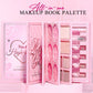 🎉✨️Fantastisk 50 % rabatt!💄Anbefalt av sminkeartister!👱🏻‍♀️Én palett dekker alle sminkelookene dine for hele ansiktet! Alt-i-ett-sminkepalett-bok-sett